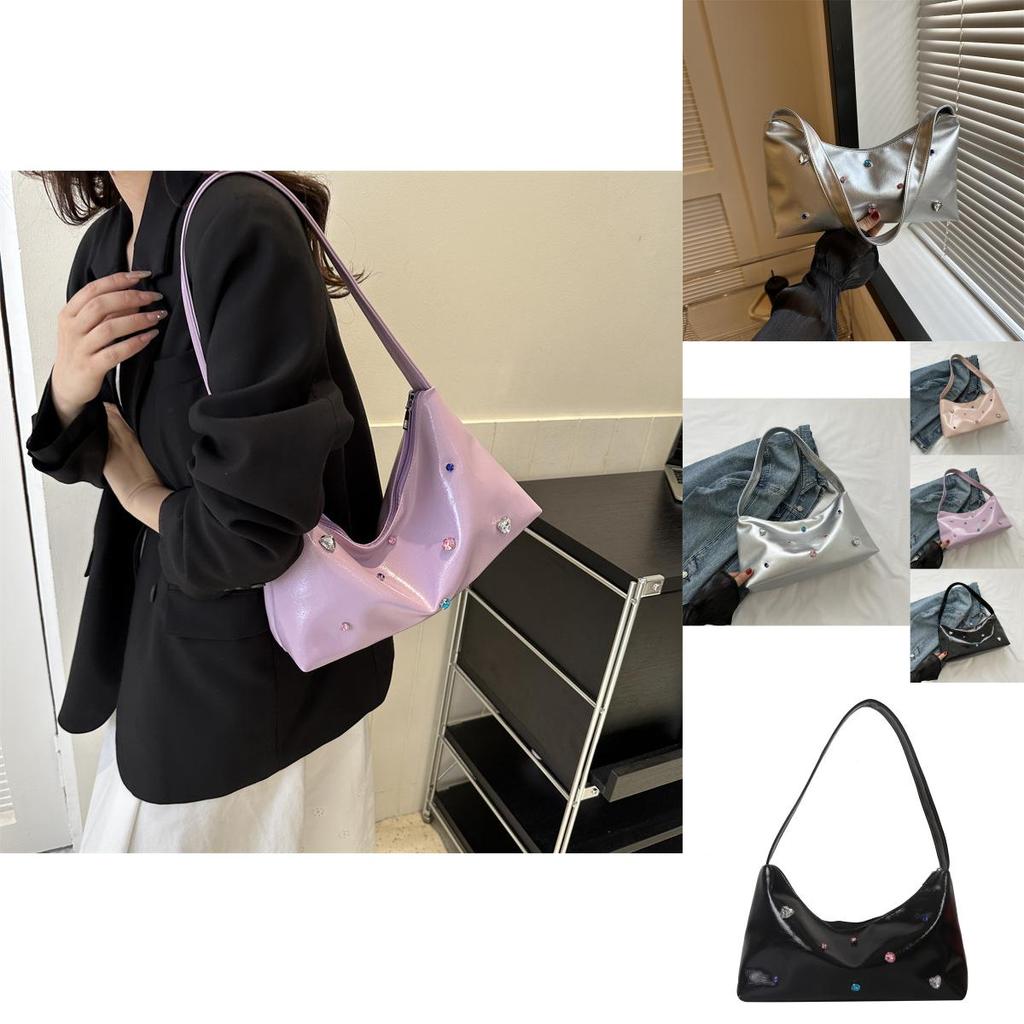 Stylish Commuter Tote Bag For Women 2023 Trendy Pu Leather Shoulder Bag