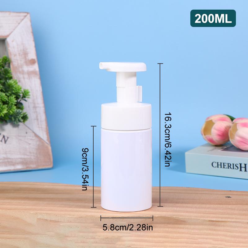 200/250/300/350ml Refillable Foaming Pump Bottles – Empty, Portable Dispensers for Facial Cleanser, Mousse, Lotion, and Shampoo