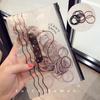Korean Style Simple Elastic Hair Tie – Small, Thin High Elastic Band for Girls, Basic Hair Ring Headwear