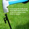 1/4/6Pcs 20/25/30/40CM Steel Tent Stake Heavy Duty Outdoor Hiking Camping Tent Tarp Canopy Windproof Ground Spike Nail Metal Tent Peg