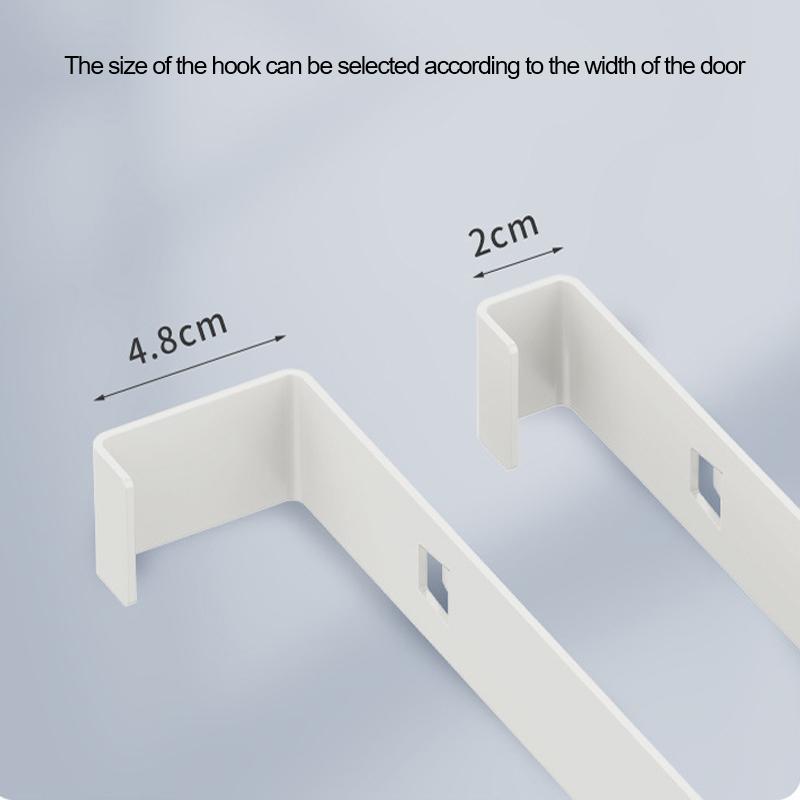 Collapsible Folding Over The Door Organizer Rack Space Saving Hanging Storage Hanger for Clothes Towels for Bedroom Bathroom