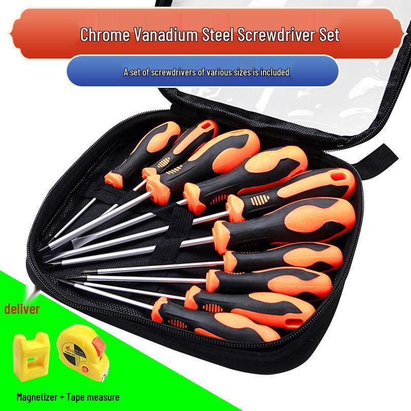 Magnetic Screwdriver Set: Household Repair & Disassembly Tools - Small Flathead & Phillips.