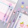 Simple Girl Heart Tech Glowing Sand Neutral Pen Popular Student Cute Instagram Magical Creative Pen