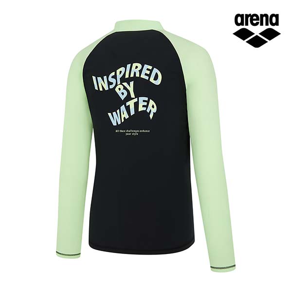 Alena Camp Regular Fit Zip-Up Rash Guard A5Bm1Pr08Agr