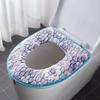Toilet Cover Plush Seat Waterproof Universal Toilet Ring Washable Bathroom Mat Decorative With Random Color Back Of Seat Cushion