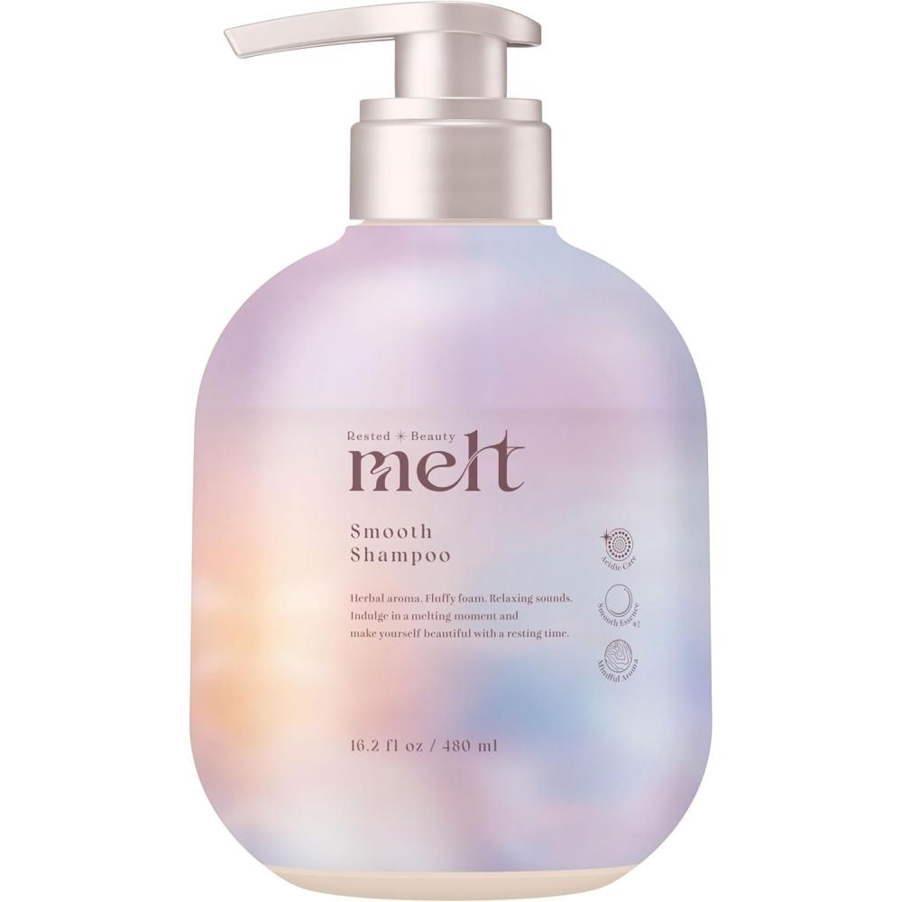 Шампунь с дозатором Melt Smooth 480 мл Интенсивный восстанавливающий уход Аромат Пиона и Инжира