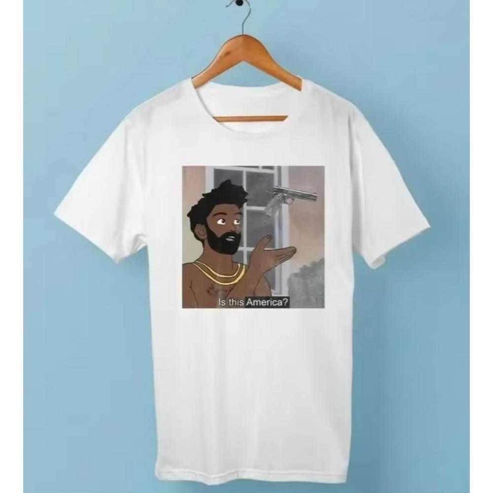 Funny Kuakuayu HJN Black Live Matter Shirt, Parody Tee, Childish Gambino, Is This America Meme Top,  Rights Teets Tee