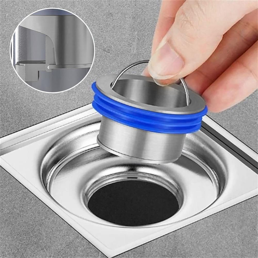 2 Pack Brass Floor Drain Sewer Core Anti Slip Design Floor Strainer Sewer Core Utility Room