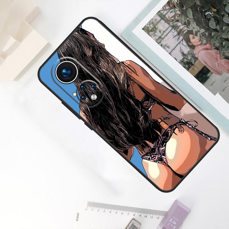 Surf Beachy Blue Summer Collage For Honor Magic 7 Lite 6 8 Pro Case For Honor X9d X9a X9b X9c X8c X8b 200 400 50 70 90 Win RT