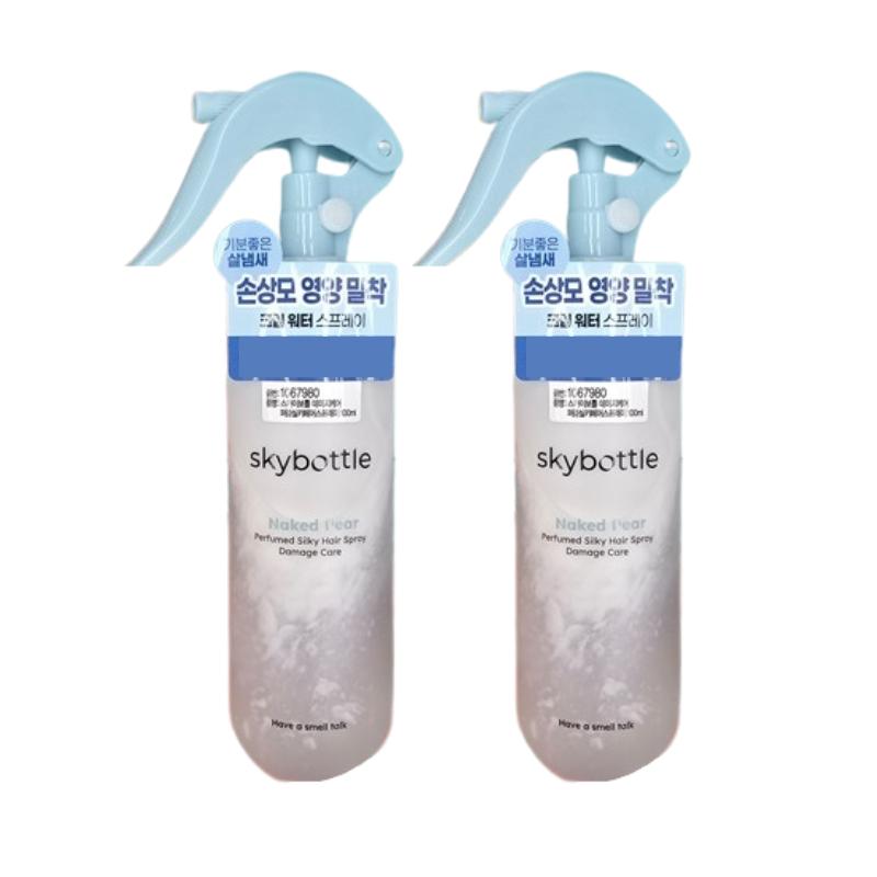 Skybottle Damage Care Perfumed Silky Hair Spray 100ml – Keratin Repair, Silky Shine, Dual-Layer Fragrance Hair Mist, Naked Pear Scent