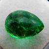 Pear Cut Natural Green Emerald Colombian 9+ Ct Stunning Certified Gemstone
