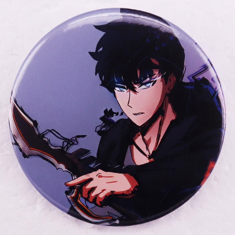 Solo Leveling Manga Tinplate Badge Brooch белый