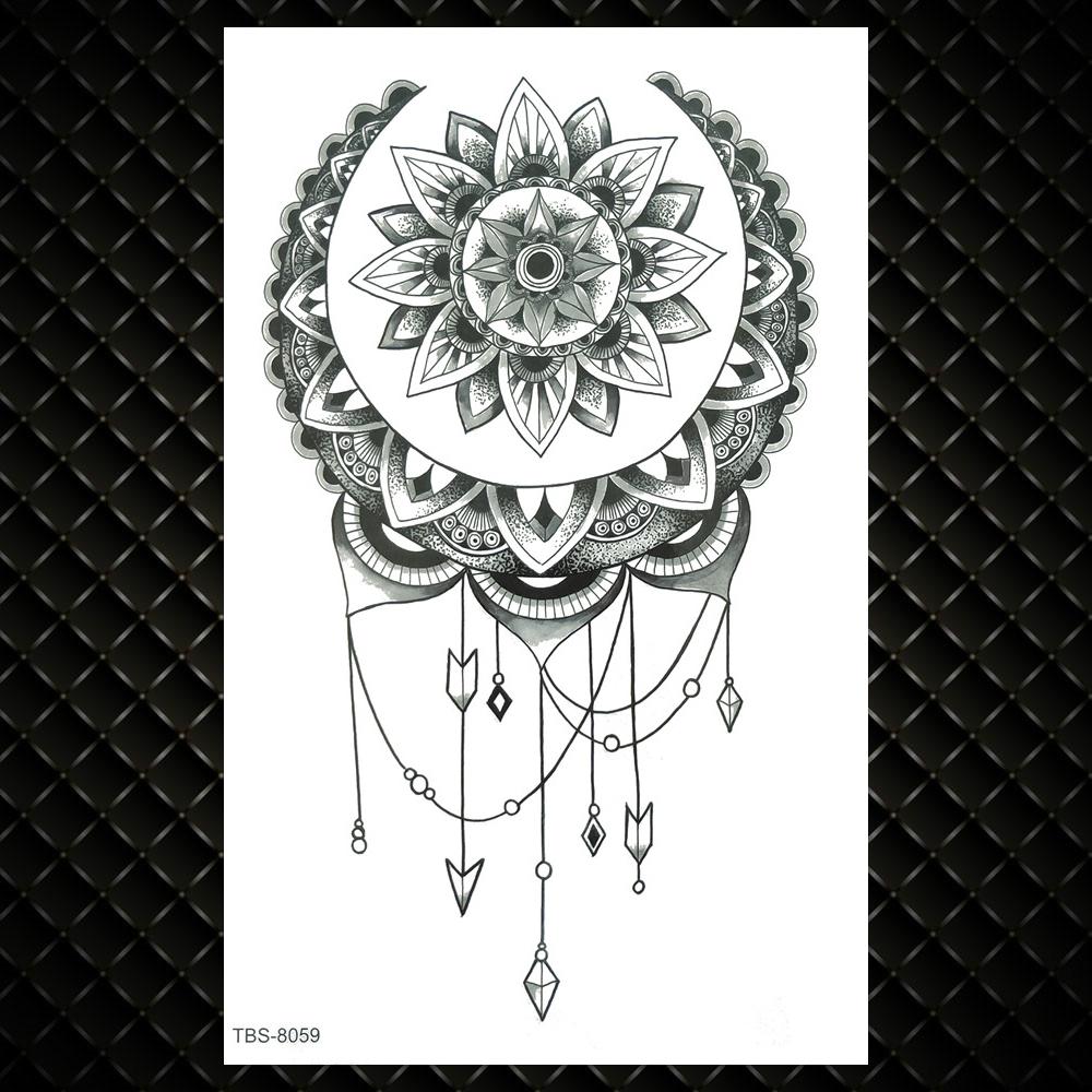 Tatuaje Temporare Colorate cu Lotus Pentru Femei Fete Flori de Trandafir Mehndi Autocolant Tatuaj Iasomie Bujor Tatuaje Impermeabile Artă Corporală Mână