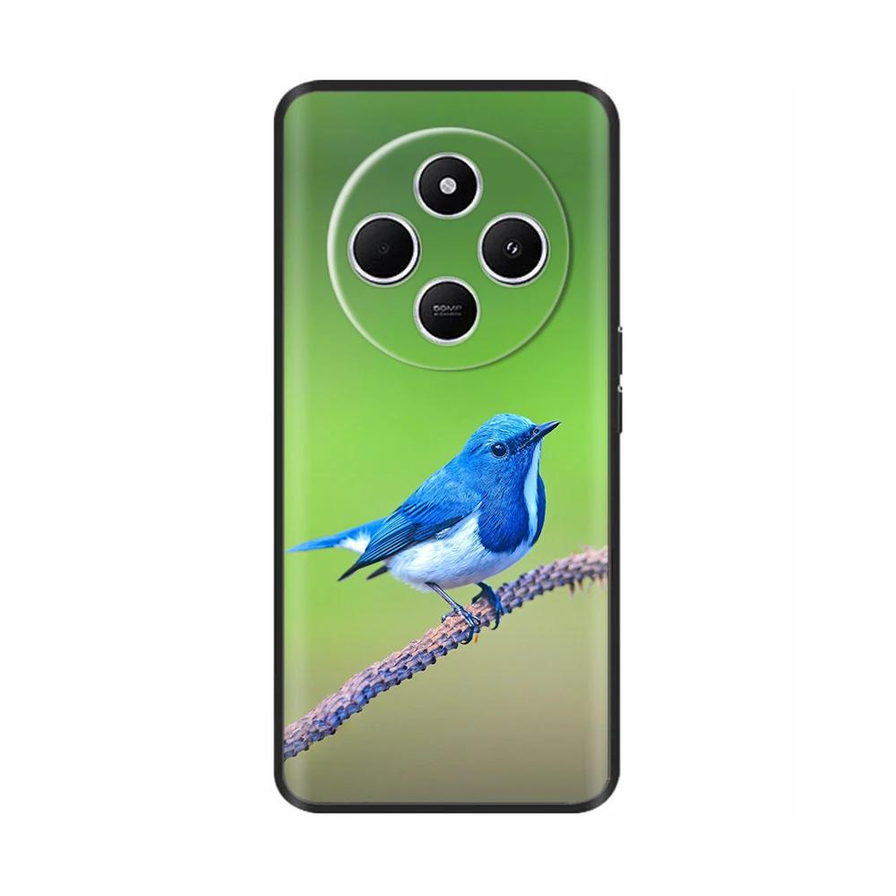 Shockproof Funda For Xiaomi Redmi A4 5G Case 6.88" Soft TPU Silicone Phone Cover For RedmiA4 2024 A 4 Capas Printed Heart Flower
