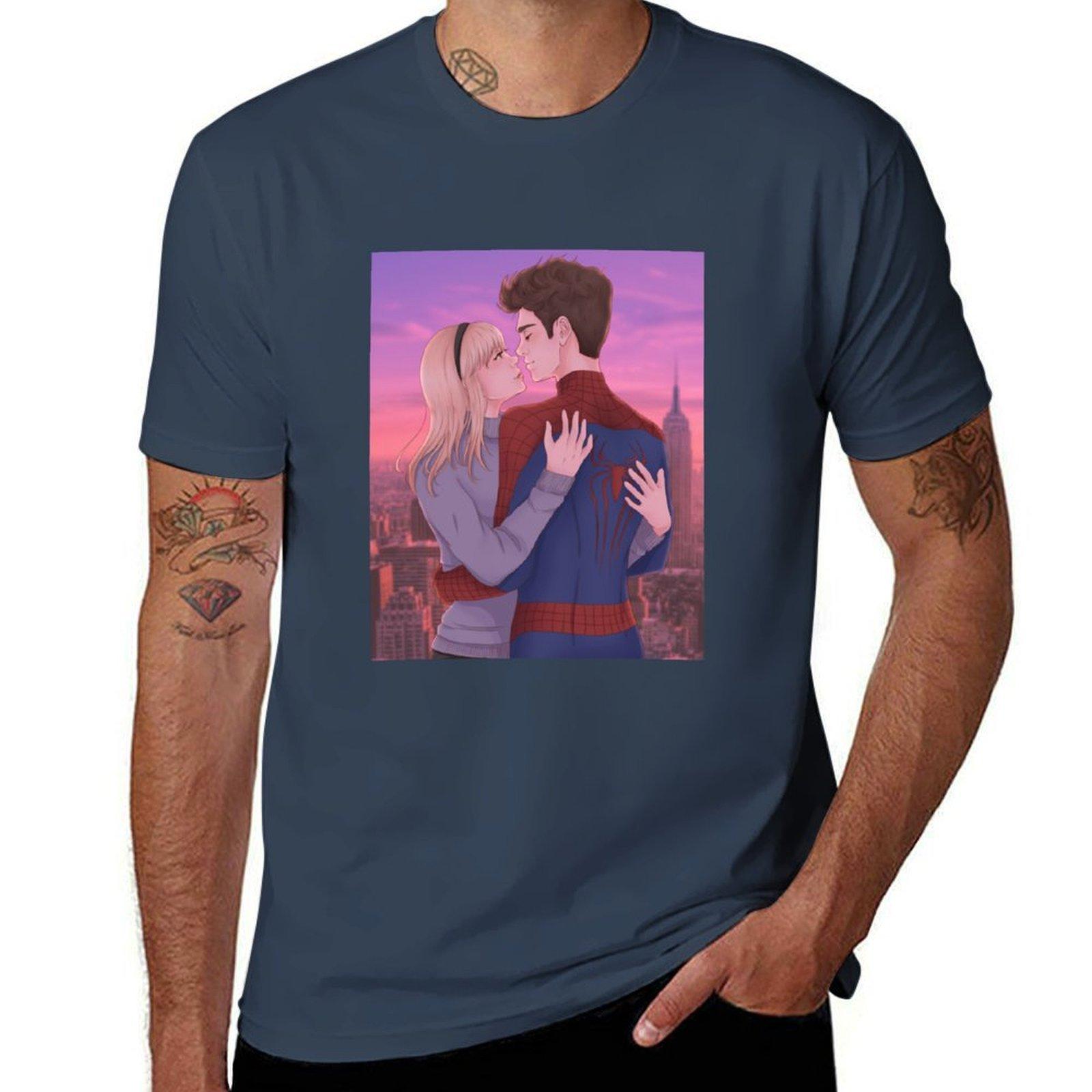 Gwen And Peter Tshirt Big Size Loose Fit Tee Shirt S