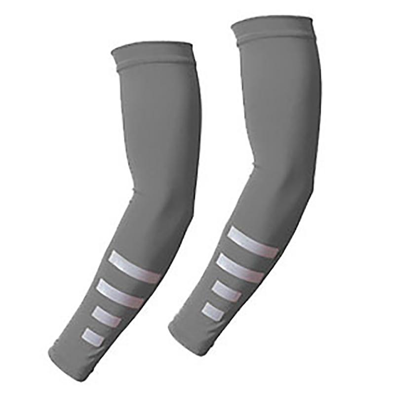 

2Pcs Summer Sun Uv Protection Women Arm Sleeves Reflective Night Cycling Running Arm Warmers Cover Men Sports Armguards Cuff