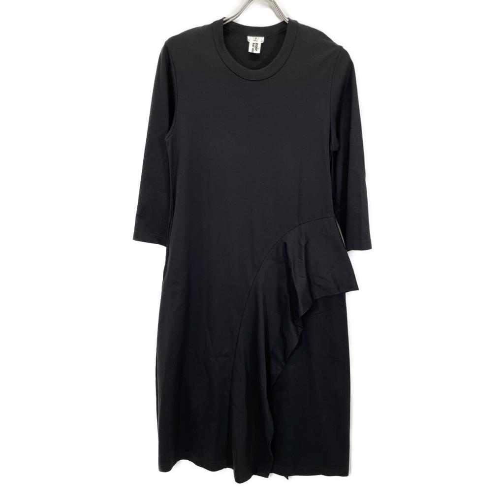 COMME des GARCONS Noir Kei Ninomiya Black 3J-T015 Frill Design One-Piece dress S blackUsed