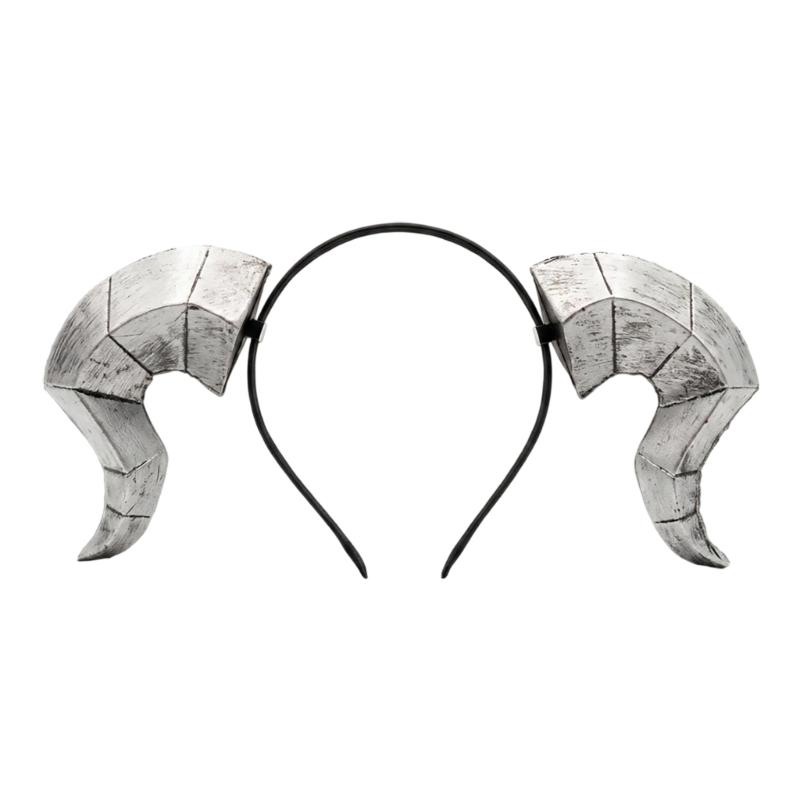 Bandeau Cornes de Diable Déguisement Halloween, Accessoire Cheveux en Plastique pour Adultes, Enfants, Fêtes et Accessoires de Photobooth