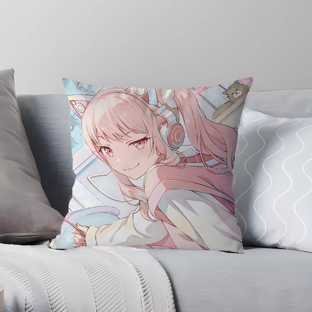 Roject SEKAI Akiyama Mizuki Pillow Cover Sofa Cushion Cover Home Room Decoration Children Gift