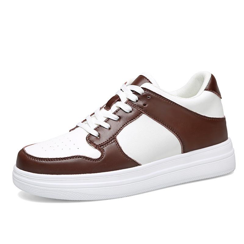 Invisible Inner Height Increase 8Cm Spring Men'S Shoes Breathable Shoes Men'S Versatile Platform White Shoes Casual Board