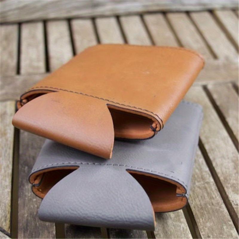 3pcs Leather Beer Bottle Cover Vintage Leather Insulation Can Cup Cover Wedding Gift Cola Bottle Leather Cover