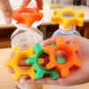 1pc Multi-function Bottle Cap Opener Portable Plastic Soda Rotary Bottle Opener For Picnicking Camping Bar Kitchen Opener Tool