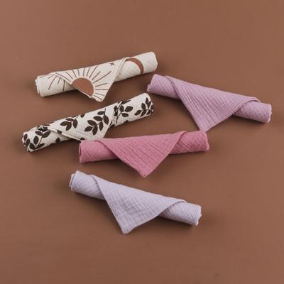 Babyhandtuch-Set Beißlätzchen für Kleinkinder Spucktuch Mull-Baumwoll-Taschentuch Rücken-Saugfähiges Handtuch Neugeborenen-Badetuch 10 Stück