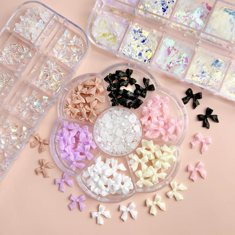 Douyin Three-Piece Set 1 Box Of Yunjin Powder + 1 Box Of Aurora Series Butterfly Bow Tie + 1 Box Of Streamer Set