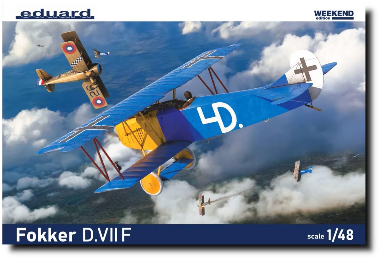 

Eduard 1/48 German Fokker D.VIIF Weekend Edition Plastic Model Kit EDU8483