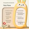 Baby Soothing Music Phone Toy with Bite-Safe Silicone Case, for Early Education, 0-12 Months