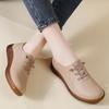 Women Soft Loafers Casual Elegant Summer Sneakers Breathable Embroidery Leather Moccasins Shoes Plus Size