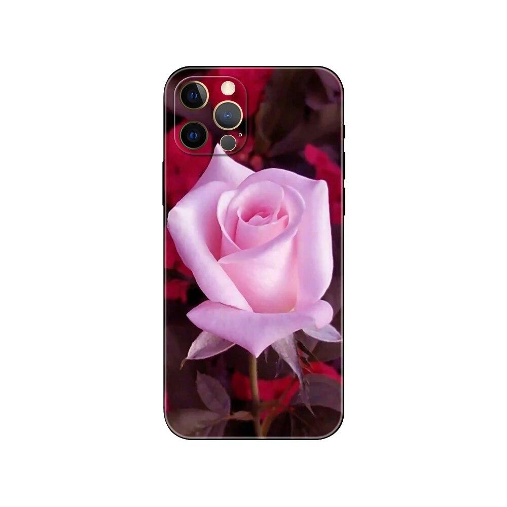 Pouzdro na telefon Rose pro iPhone Samsung Galaxy Redmi Xiaomi Oppo OnePlus Note SA 7 8 9 10 11 12 13 14 20 21 22 23 53 54 Pro Max Plus Ultra TPU Soft
