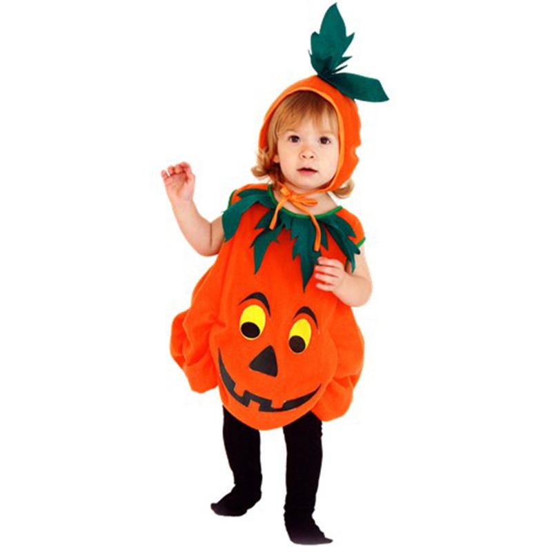 Orange Pumpkin Adorable Costume For Kids Perfect For Halloween Parties And Events