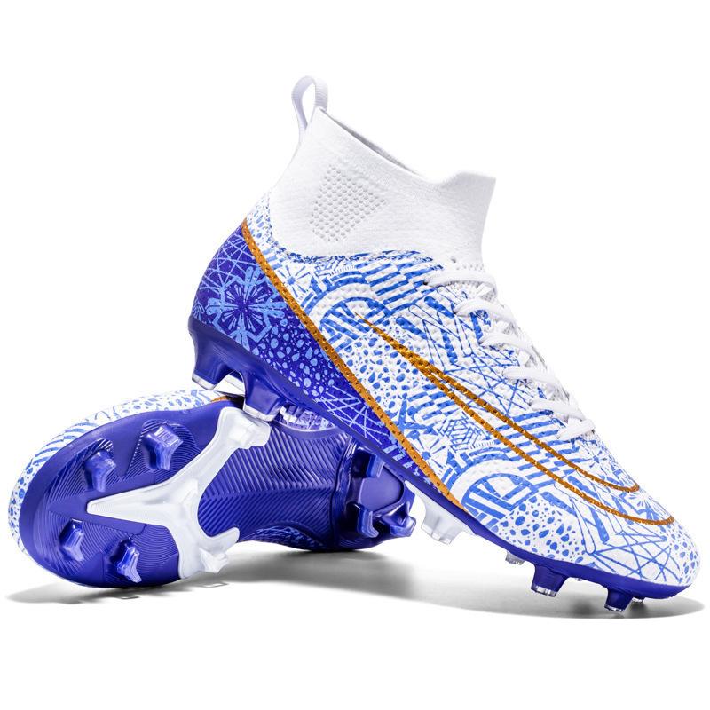 Ronaldo X10 Adult Long Nails Broken Nails Football Shoes Men's Artificial Turf Training Competition Sports Shoes Women