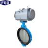 Valvola a farfalla pneumatica FGO con guarnizione EPDM