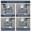 Submarine Anti-Odor Sink Drain T-Connector for Water Purifiers