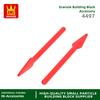 208Pcs/Lot 4497 Soldier Spear Construction Block Moc DO IT YOURSELF Army Weapon Accessories Works With featuring Blocks Kids Playthings Gift Idea Box