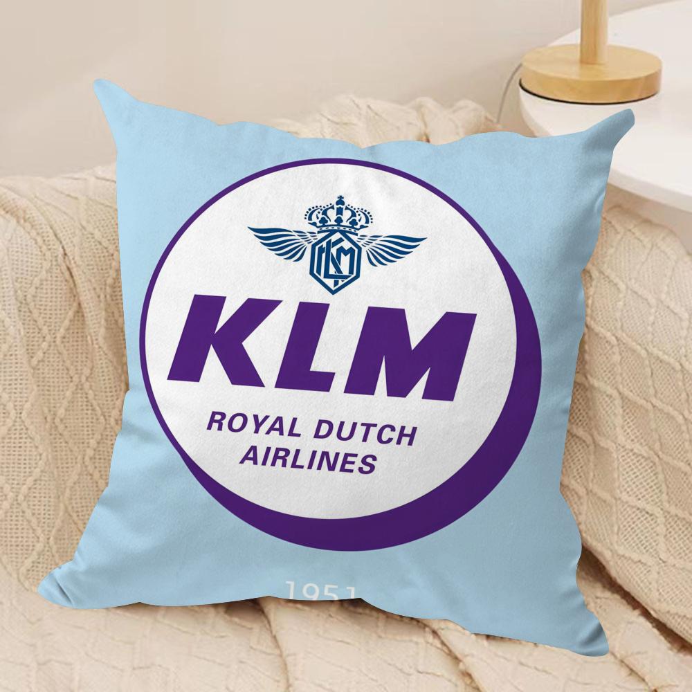 Niederlande kKlm RRoyal Kissenbezug Kurzer Plüsch Zweiseitiger Druck Quadratische Wurfkissenbezüge Sofa Heimkissen Dekoration