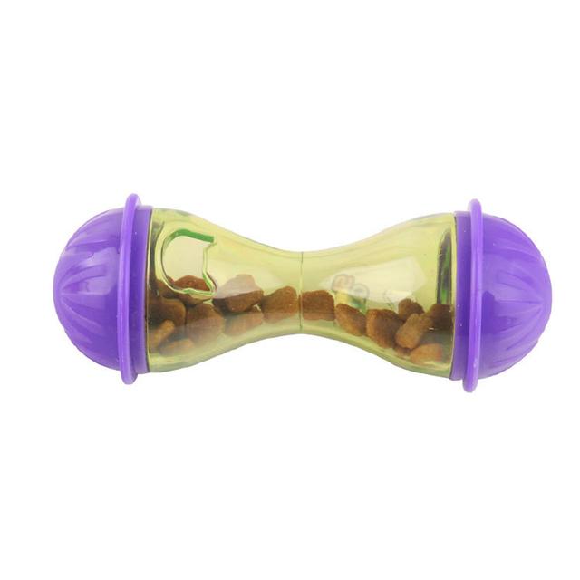 Cat Food Leakage Toys Interactive Food Funnel Plastic Cat Food Dispenser Mouse Ball Shape Tumbler Puzzle Training Pet Supplies