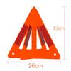 Plastic Car Emergency Breakdown Warning Foldable Triangle Reflective Stop Sign Reflector Red Safety Hazard Car Tripod