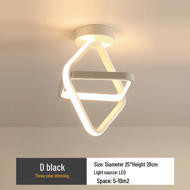 Modern Minimalist Ceiling Light for Living Room, Bedroom, Hallway, or Balcony