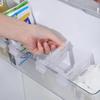 Adjustable Fridge Space Divider Expandable 0/20Pcs Beverage Jar Sauce Organizer for Kitchen Refrigerator Organization