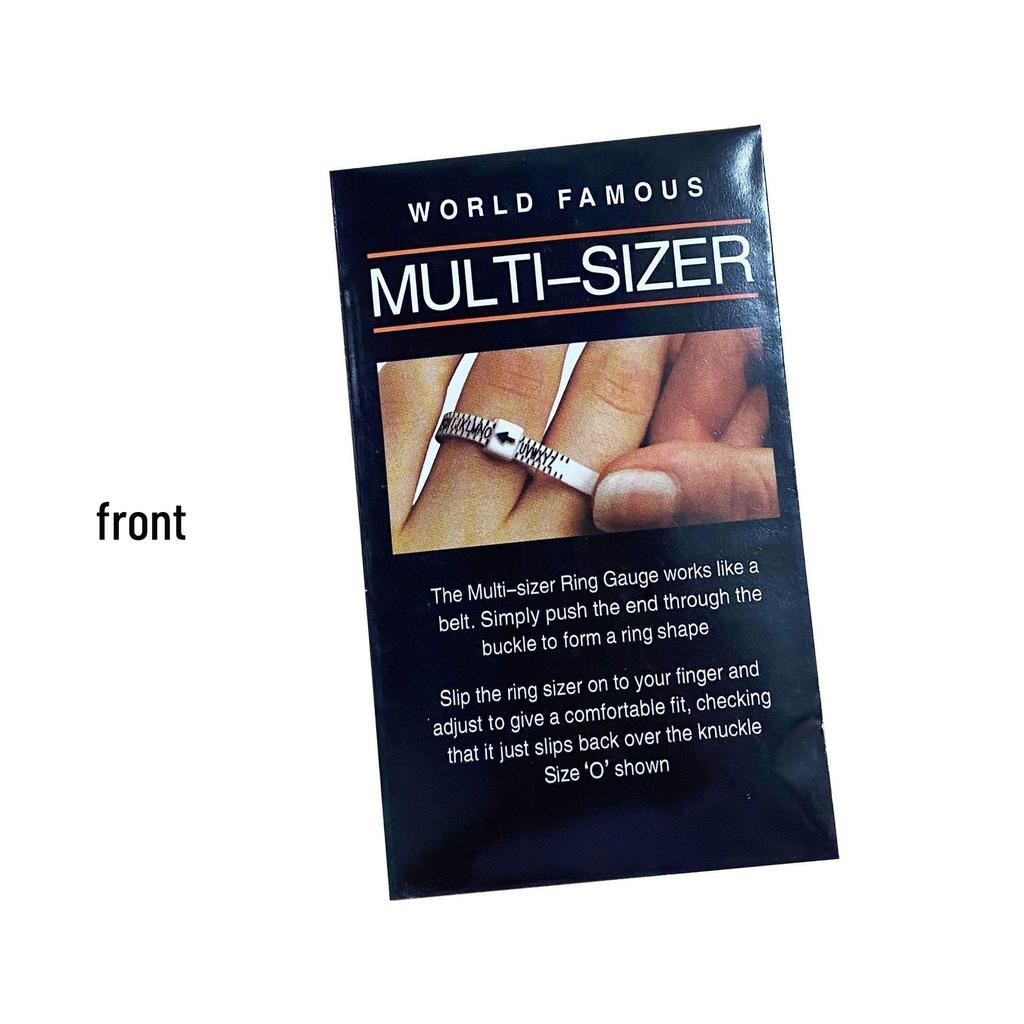 Adjustable Ring Sizer Belt for Finger Measurement