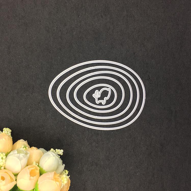 Carbon Steel Knife Mold Children's Puzzle DIY Embossed Cutting Knife Mold Easter Egg