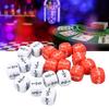 20Pcs Fractional Number Dice Intelligence Development Fraction Dice for Board Games Math Games 10 Re