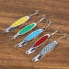 5 pcs Colorful Sequin Metal Artificial Fishing Lure Bait Sea Fishing Tackle Hard Lures with Hooks