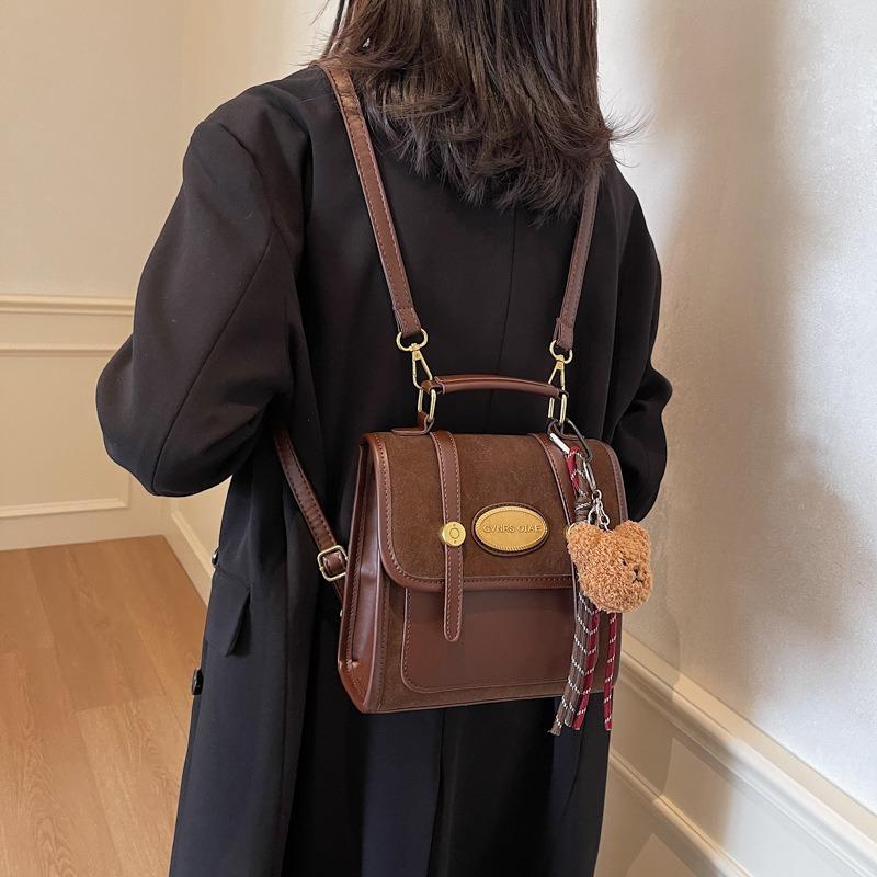 Niche Design Backpack Women's New Fashion Leisure College Style Versatile Single Shoulder Messenger Bag Bag