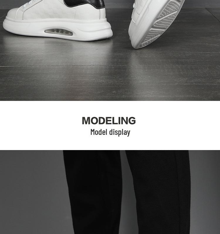 2025 Autumn Men's 6cm Height-Boosting Sneakers: Trendy, Versatile, Invisible Lift