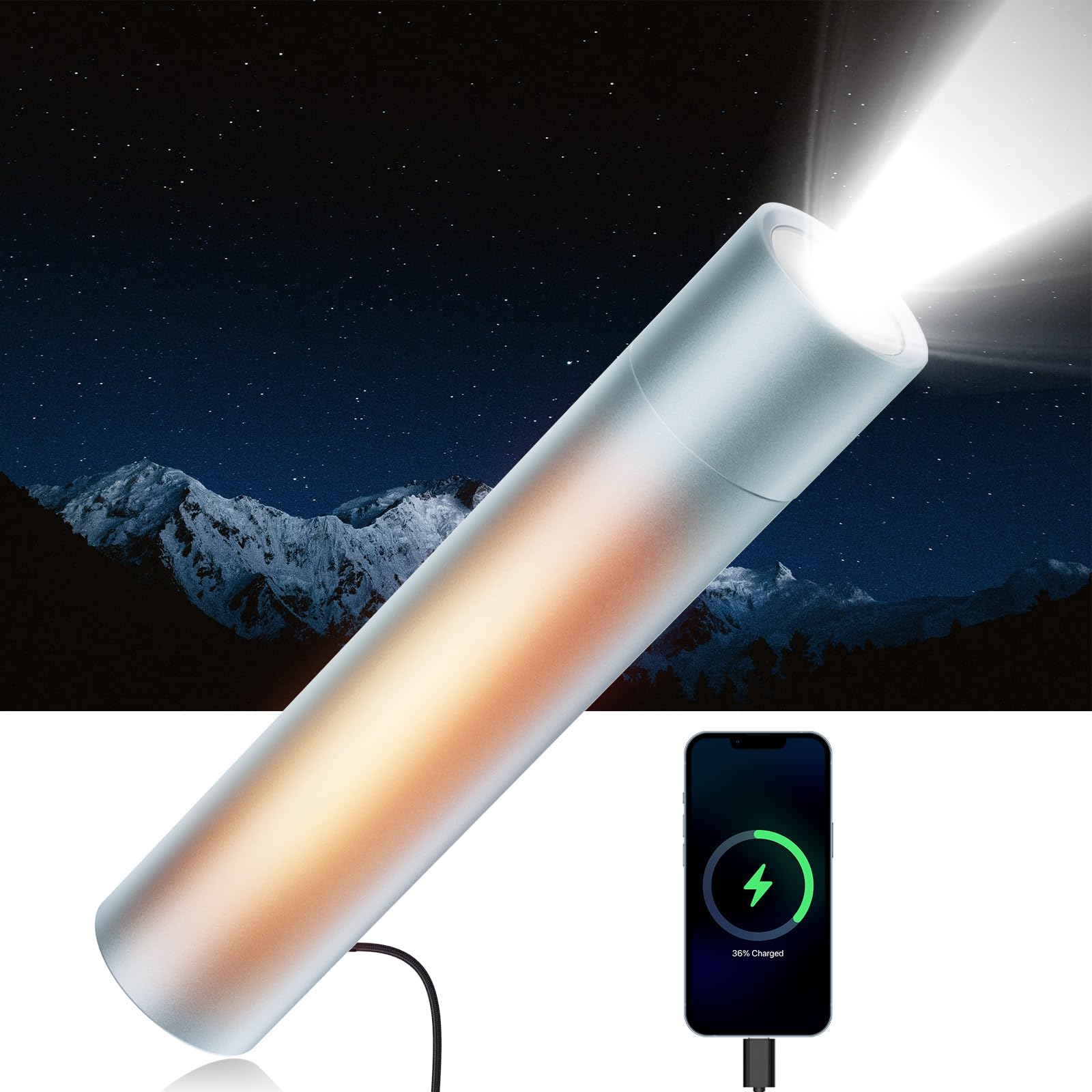 

YUSIDO Перезаряжаемая грелка для рук Грелка для рук с аварийным 3S быстрым светодиодным мобильным USB питанием для рук 3 температуры 5000 мАч Большая быстрая для холодной погоды