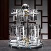 Elegant Crystal Glass Shot Cups Decanter Set With Graduated Markings Home Whiskey Baijiu Or Spirits Serving